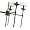 Z-Lite Emily 5 Light Chandelier, Matte Black & Off White 3033-5MB - alternate 2